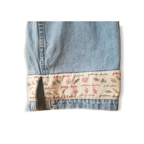 Christopher & Banks Capri Cuffed Jeans - Size 14 - Picture 5 of 6